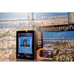 Ravensburger (19302) - "Above The Roofs Of Paris" - 1000 pieces puzzle