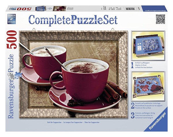 Ravensburger (14892) - "Time for Cappuccino" - 500 pieces puzzle