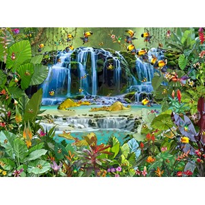 Grafika Kids (01943) - François Ruyer: "Waterfall" - 300 pieces puzzle