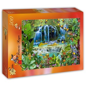 Grafika (T-00526) - François Ruyer: "Waterfall" - 500 pieces puzzle