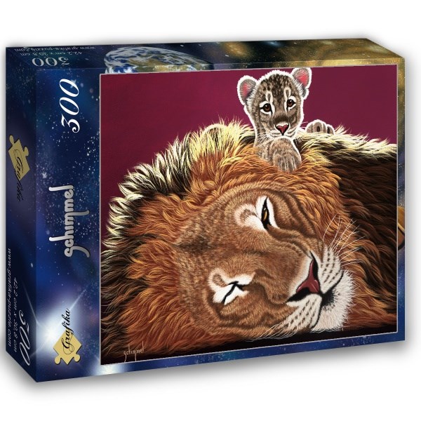 Grafika (02578) - Schim Schimmel, William Schimmel: "Daddy and the King" - 300 pieces puzzle