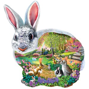 SunsOut (95165) - Mary Thompson: "Bunny Hollow" - 1000 pieces puzzle