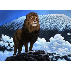 Grafika (02601) - Schim Schimmel, William Schimmel: "King of Kilimanjaro" - 300 pieces puzzle