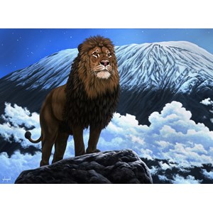Grafika (02601) - Schim Schimmel, William Schimmel: "King of Kilimanjaro" - 300 pieces puzzle