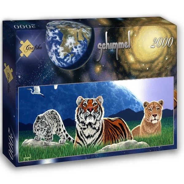 Grafika (02602) - Schim Schimmel, William Schimmel: "Shared World" - 2000 pieces puzzle