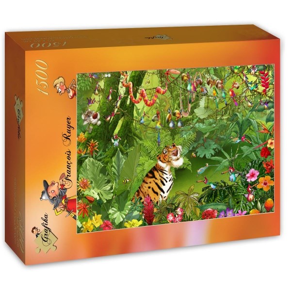 Grafika (T-00546) - François Ruyer: "Jungle" - 1500 pieces puzzle