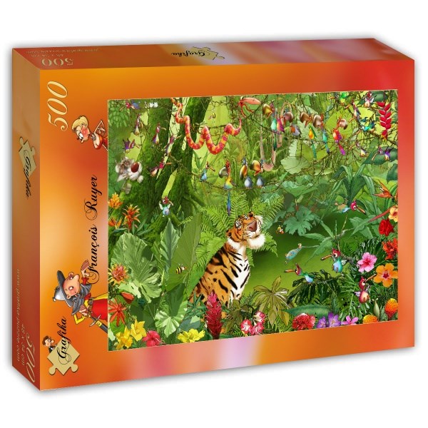 Grafika (T-00548) - François Ruyer: "Jungle" - 500 pieces puzzle