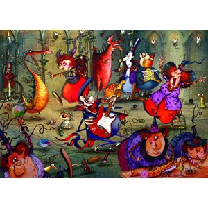 Grafika (T-00556) - François Ruyer: "The Witches Festival" - 500 pieces puzzle
