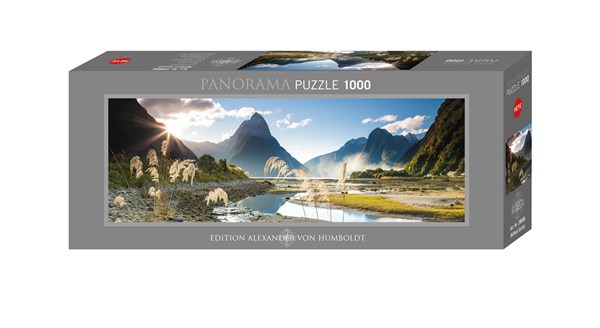 Heye (29606) - Alexander von Humboldt: "Milford Sound" - 1000 pieces puzzle