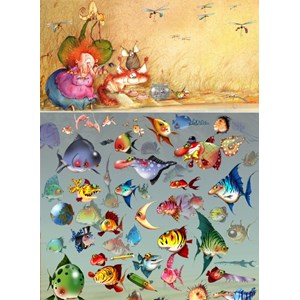 Grafika (02645) - François Ruyer: "Witch" - 300 pieces puzzle