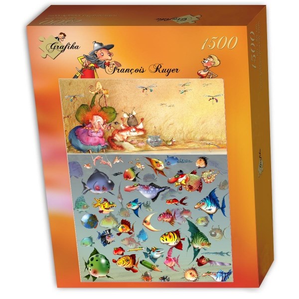 Grafika (T-00566) - François Ruyer: "Witch" - 1500 pieces puzzle