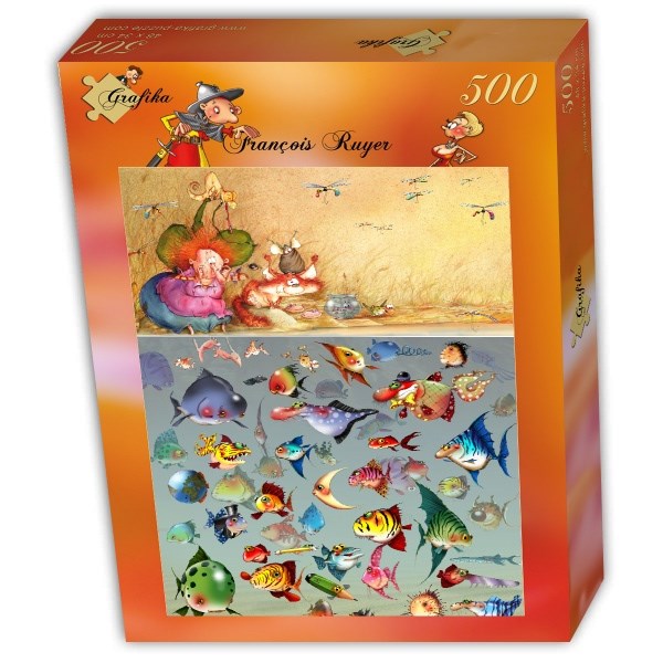 Grafika (T-00568) - François Ruyer: "Witch" - 500 pieces puzzle