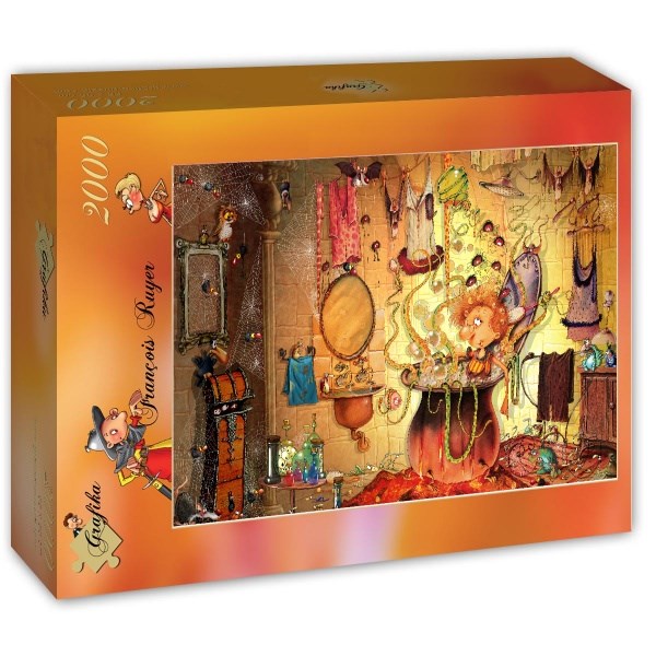 Grafika (T-00589) - François Ruyer: "The Bath" - 2000 pieces puzzle