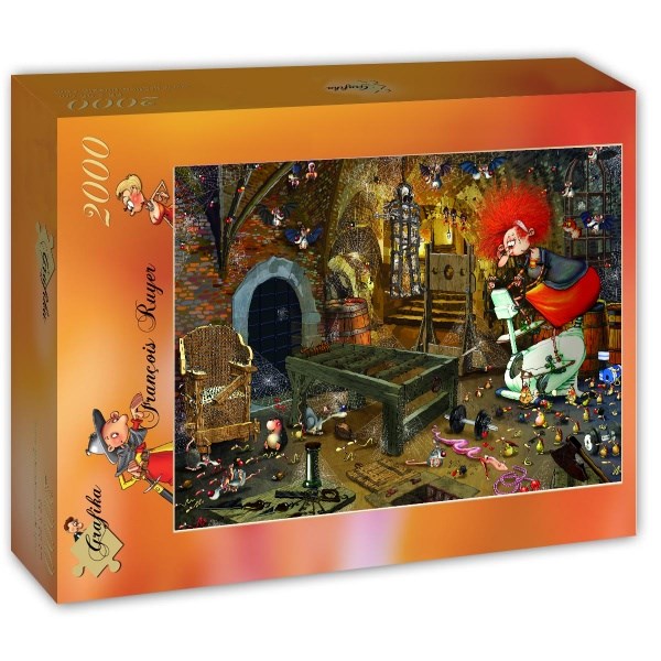 Grafika (T-00593) - François Ruyer: "Sports Hall" - 2000 pieces puzzle