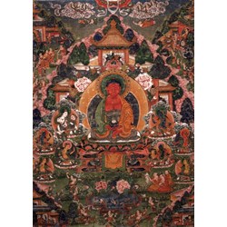 Grafika (T-00603) - "Buddha Amitabha in His Pure Land of Suvakti" - 500 pieces puzzle