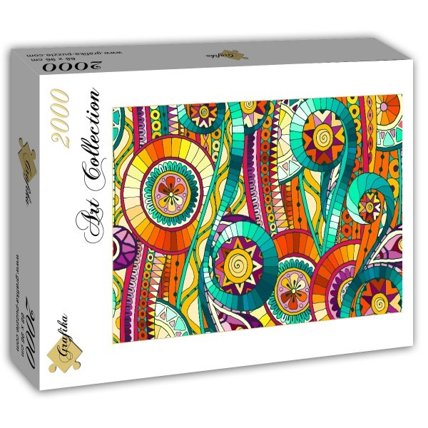 Grafika (T-00610) - "Abstract art" - 2000 pieces puzzle