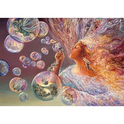Grafika (T-00626) - Josephine Wall: "Bubble Flower" - 500 pieces puzzle