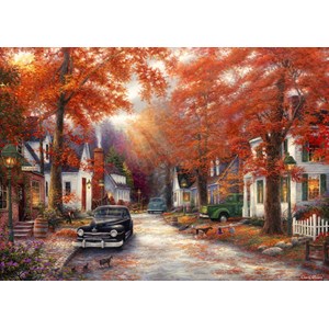 Grafika (T-00701) - Chuck Pinson: "A Moment on Memory Lane" - 500 pieces puzzle