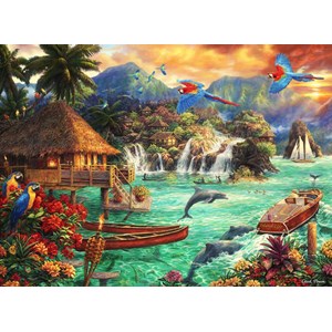 Grafika (02696) - Chuck Pinson: "Island Life" - 300 pieces puzzle