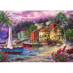 Grafika (T-00720) - Chuck Pinson: "On Golden Shores" - 1000 pieces puzzle