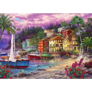 Grafika (T-00721) - Chuck Pinson: "On Golden Shores" - 500 pieces puzzle