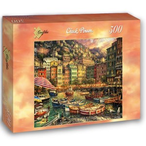 Grafika (02708) - "Vibrance of Italy" - 300 pieces puzzle