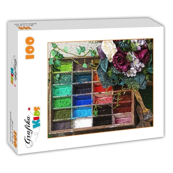 Grafika Kids (02014) - "Paintings Composition" - 100 pieces puzzle