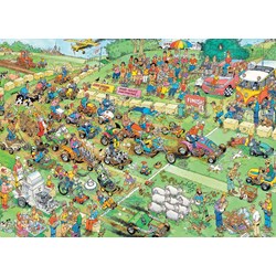 Jumbo (19021) - Jan van Haasteren: "Lawn Mower Race" - 1000 pieces puzzle