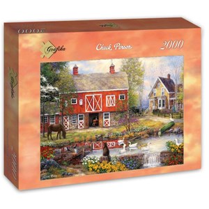 Grafika (T-00759) - Chuck Pinson: "Reflections On Country Living" - 2000 pieces puzzle