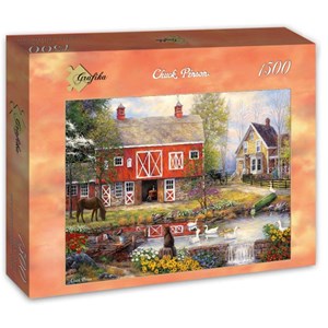 Grafika (T-00760) - Chuck Pinson: "Reflections On Country Living" - 1500 pieces puzzle