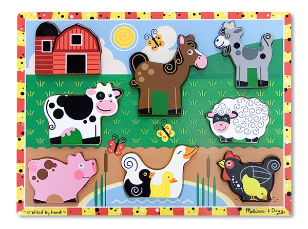 Melissa and Doug (3723) - "Farm" - 8 pieces puzzle
