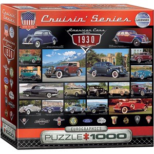 Eurographics (8000-0674) - "American Cars of the 1930s" - 1000 pieces puzzle