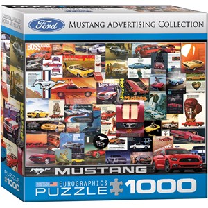 Eurographics (8000-0748) - "Ford Mustang Advertising Collection" - 1000 pieces puzzle
