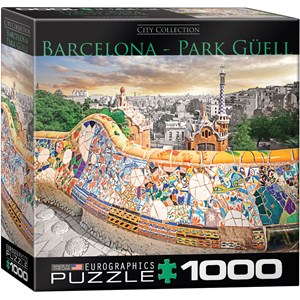 Eurographics (8000-0768) - "Barcelona Park Güell" - 1000 pieces puzzle