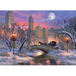 Eurographics (8000-0915) - Dominic Davison: "Christmas Eve in New York City" - 1000 pieces puzzle