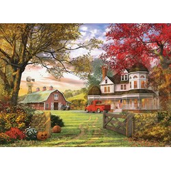Eurographics (8300-0694) - Dominic Davison: "Old Pumpkin Farm" - 300 pieces puzzle