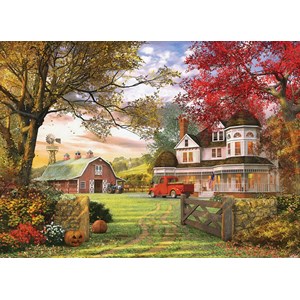 Eurographics (8300-0694) - Dominic Davison: "Old Pumpkin Farm" - 300 pieces puzzle