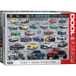 Eurographics (6000-0950) - "Ford F-Series Evolution" - 1000 pieces puzzle