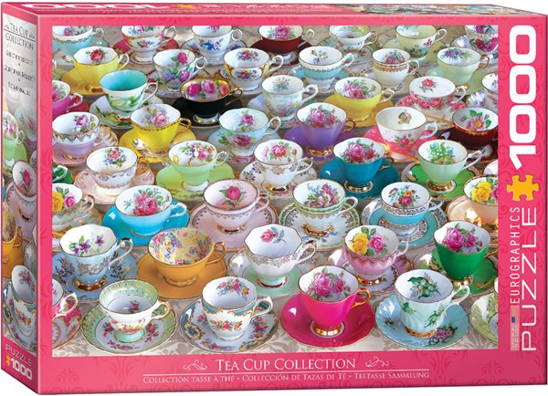 Eurographics (6000-5314) - "Tea Cups" - 1000 pieces puzzle