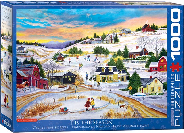 Eurographics (6000-5334) - Patricia Bourque: "T'is the Season" - 1000 pieces puzzle