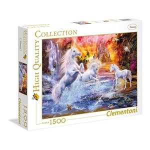 Clementoni (31805) - "Unicorns" - 1500 pieces puzzle