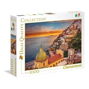 Clementoni (39451) - "Positano, Italy" - 1000 pieces puzzle