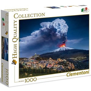 Clementoni (39453) - "Etna, Italy" - 1000 pieces puzzle