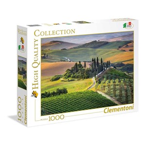 Clementoni (39456) - "Tuscany, Italy" - 1000 pieces puzzle