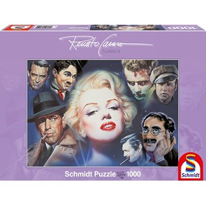 Schmidt Spiele (57550) - Renato Casaro: "Marilyn Monroe and Friends" - 1000 pieces puzzle