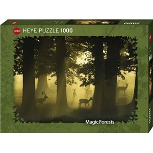 Heye (29497) - "Deer, Magic Forests" - 1000 pieces puzzle