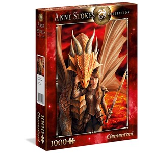 Clementoni (39464) - Anne Stokes: "Inner Strength" - 1000 pieces puzzle