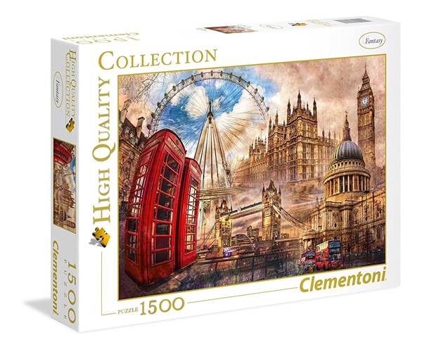 Clementoni (31807) - "Vintage London" - 1500 pieces puzzle