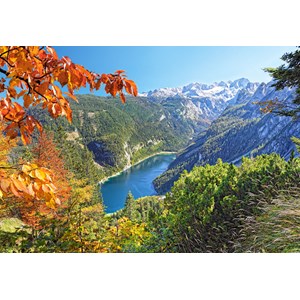 Castorland (C-200399) - "Navy Blue Lake in The Alps" - 2000 pieces puzzle