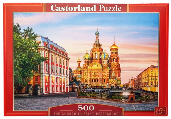 Castorland (B-52257) - "The Church In Saint-Petersburg" - 500 pieces puzzle
